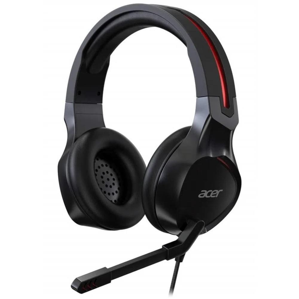 Headset Gamer Acer Nitro P2 Preto E Vermelho - Np.Hds1A.008