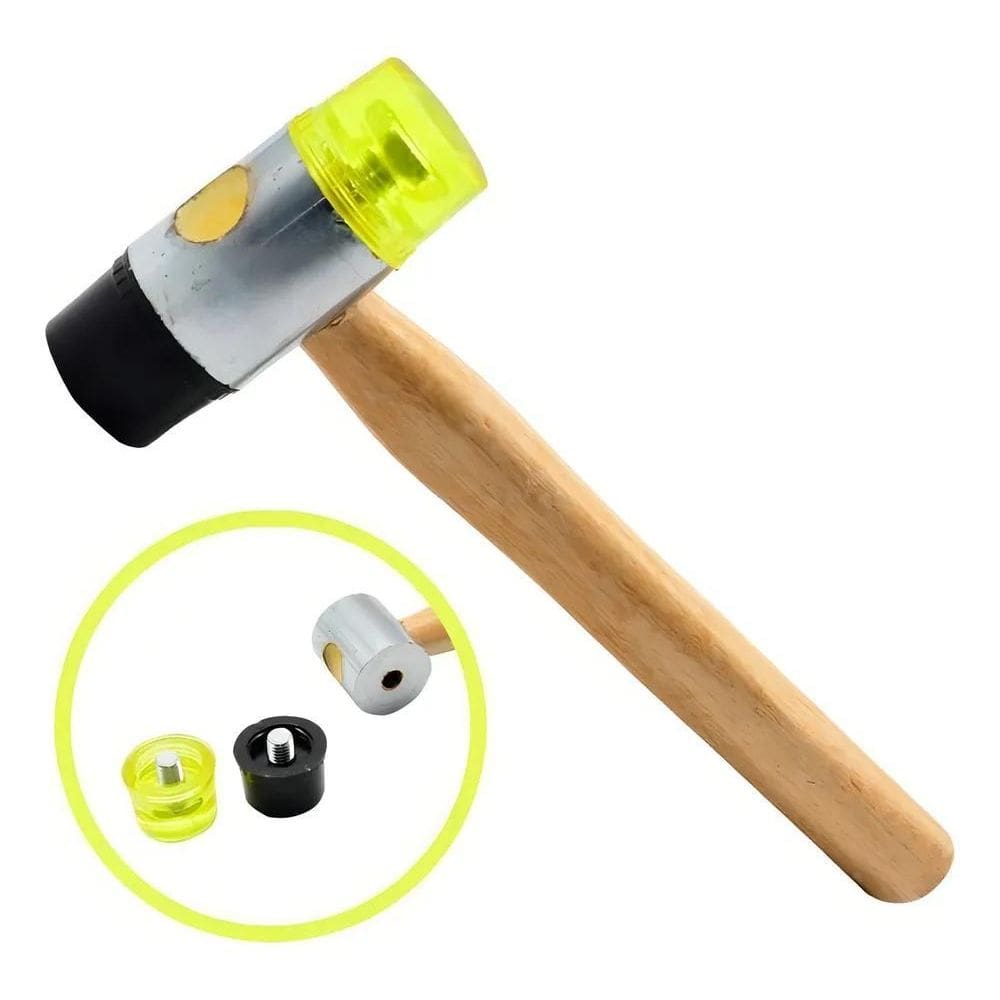 2X Martelo Borda Plástica Intercambiável 35 Mm 1083055 Spart