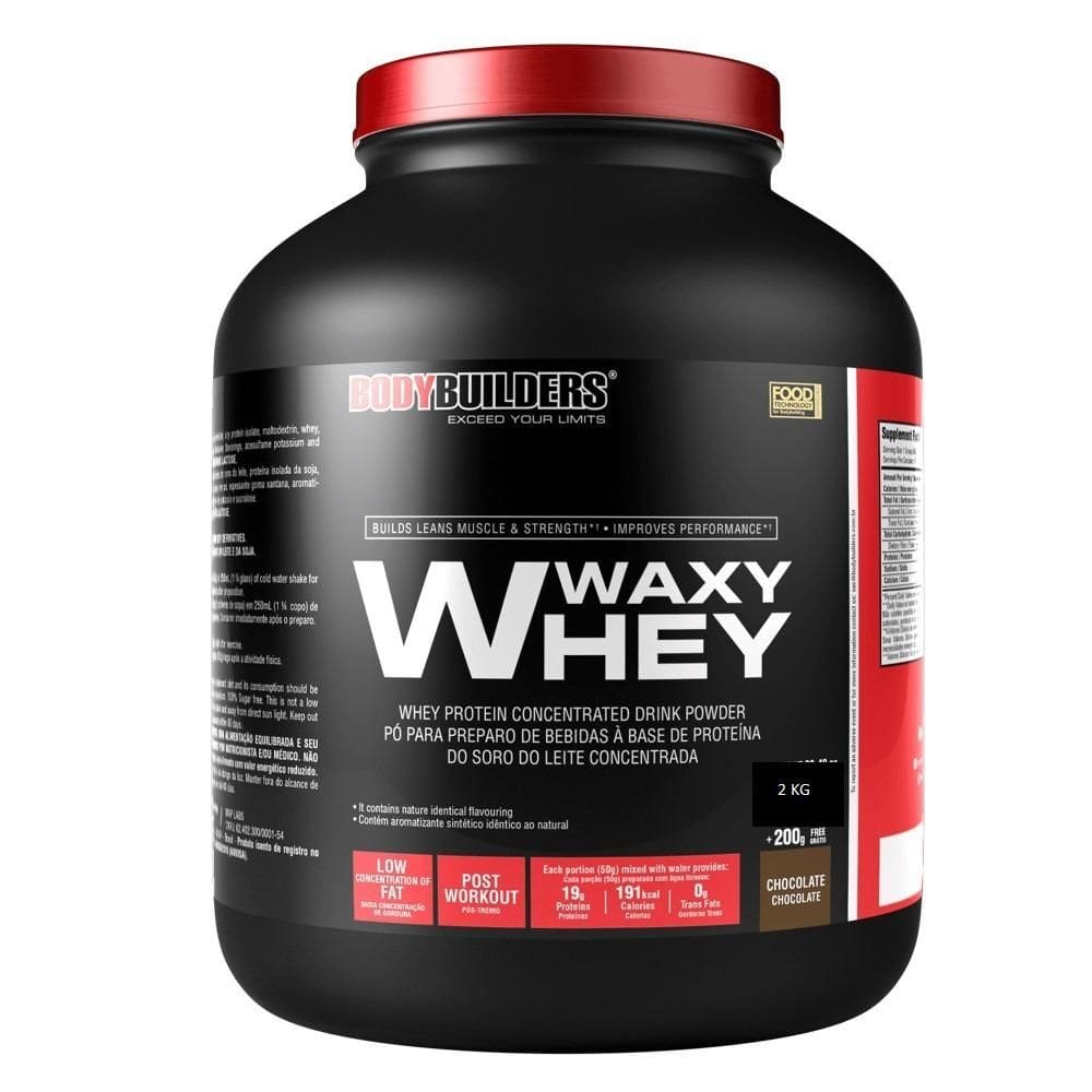 Waxy Whey Protein Chocolate 2Kg  Bodybuilders