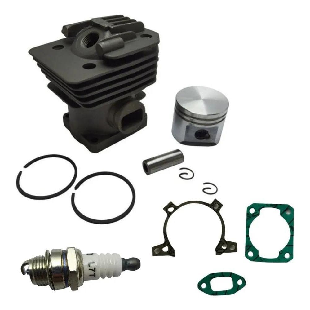 2X Kit Cilindro Pistão Anéis Juntas Rocadeira Stihl Fs 160