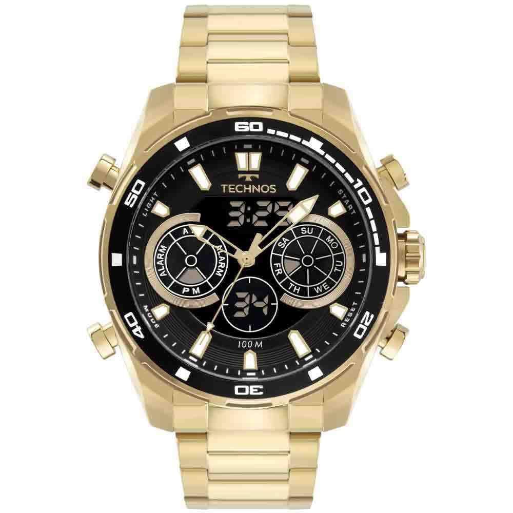 Relógio Technos Masculino Dourado Bj3530Aa/1P
