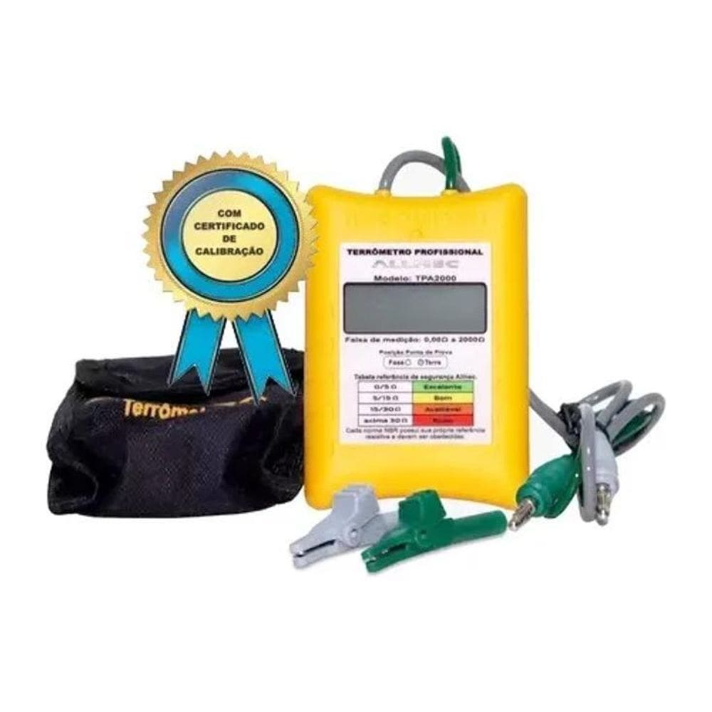 2X Terrômetro Digital Tpa2000Allnec + Certificado Direto Da