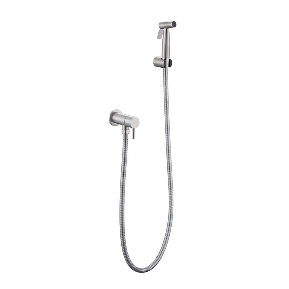 Ducha Higiênica Aço Inox Escovado Com Registro Nox15 Doan