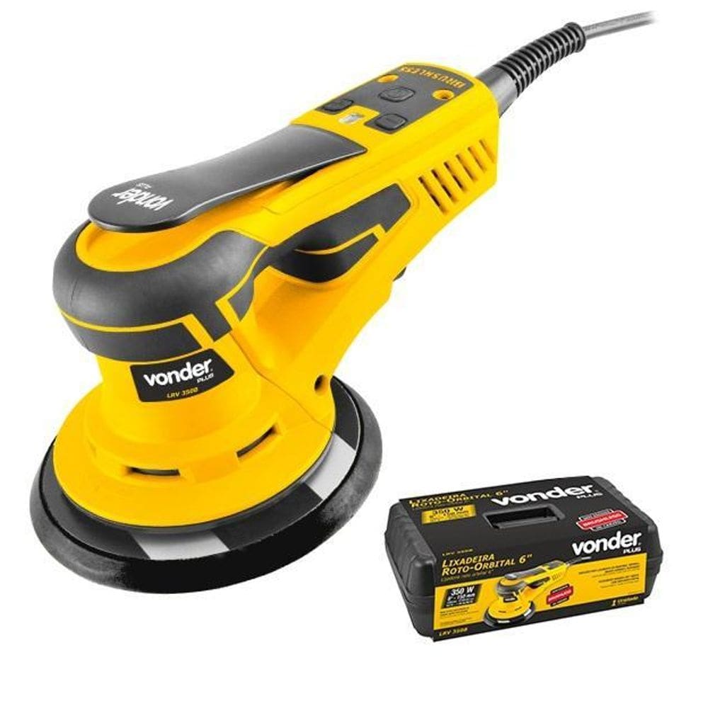 Lixadeira Para Massa Corrida Roto Orbital 6 Pol. Vonder