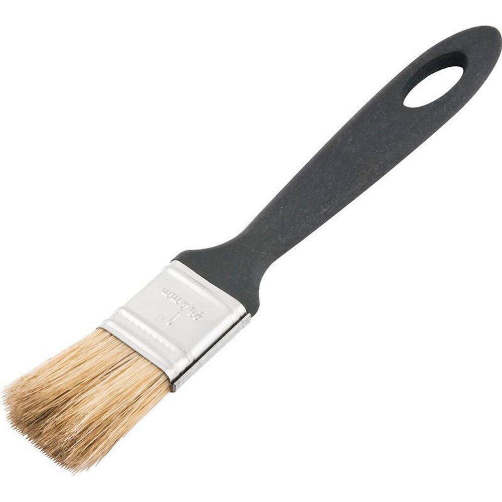 Pincel 1/2 Cerdas Brancas Cabo Plástico Tintas Pva E Vonder