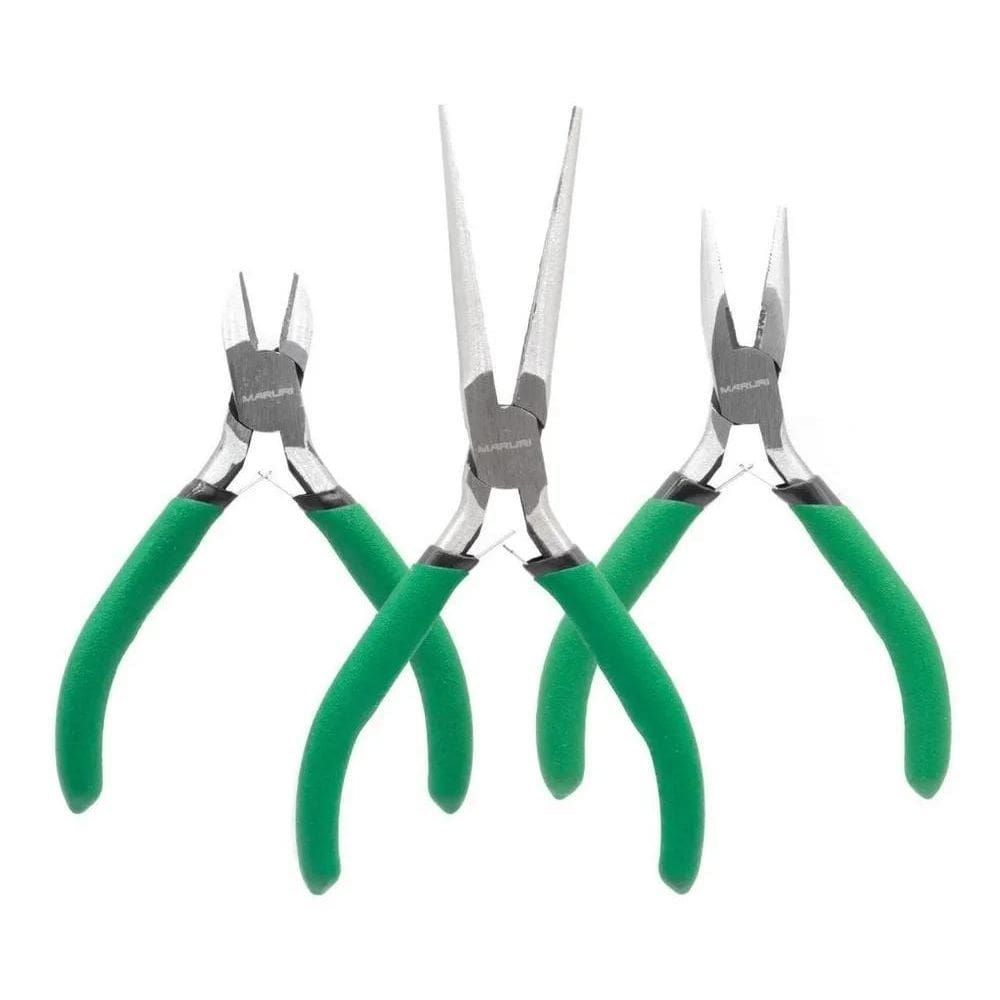 2X Kit De Alicate Pesca Bico Corte E Bico Longo Multi Funçõe