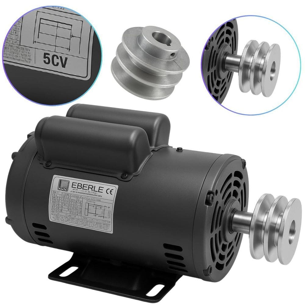 Motor Elétric Mono 5Cv Compressor Lavadora Forrageira Serra