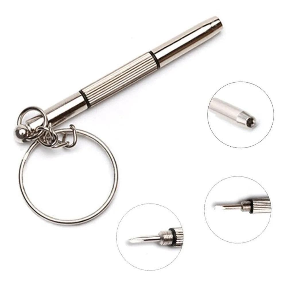 2X Mini Chave Fenda Apertar Parafuso Oculos Relogio Brinqued