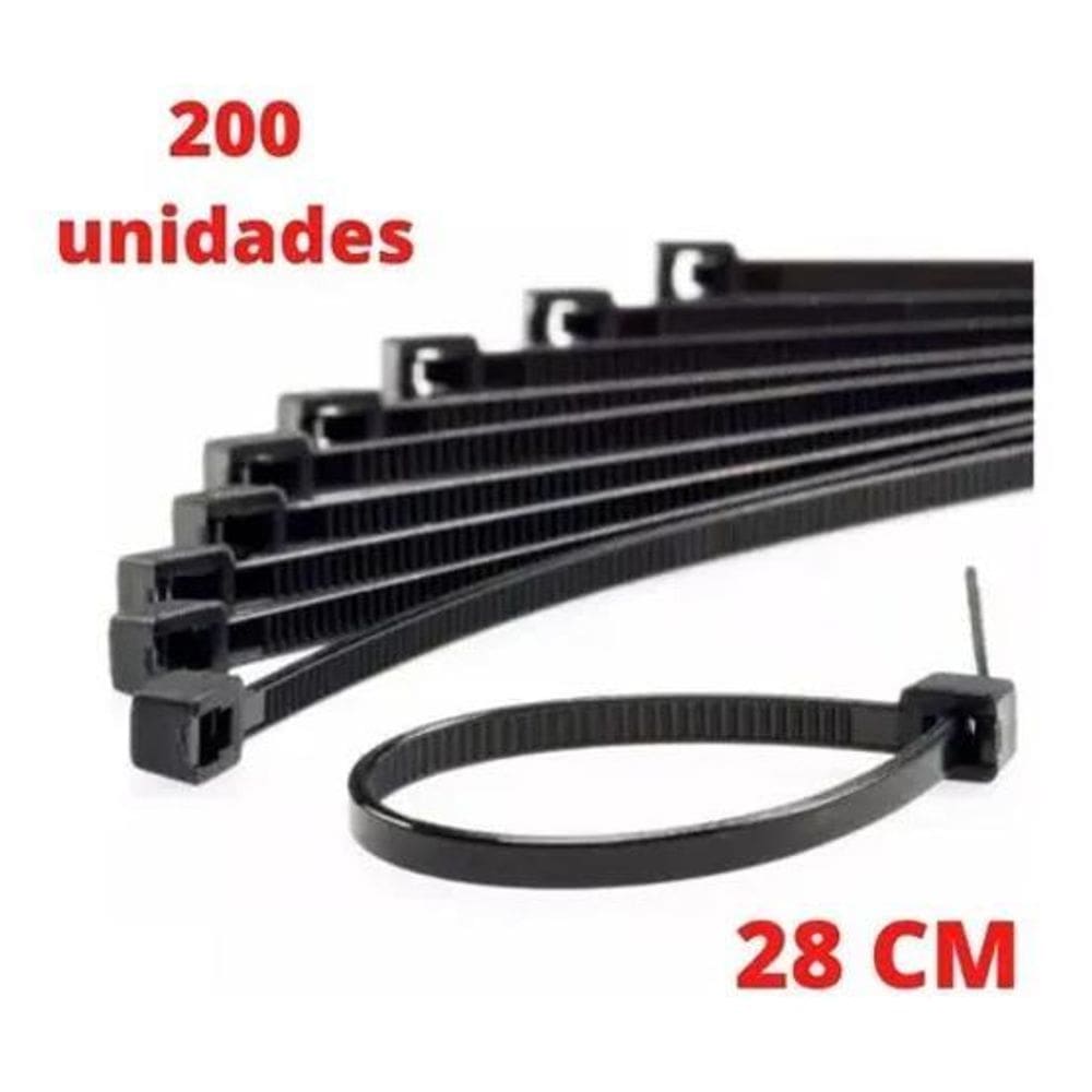 2X Fita Hellermann Abraçadeira Nylon 28Cm X 4,8Mm 200 Unidad