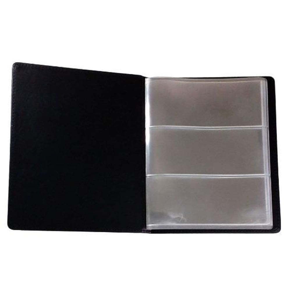 Album Para Cédulas Com 20 Folhas Acetato Tranparente