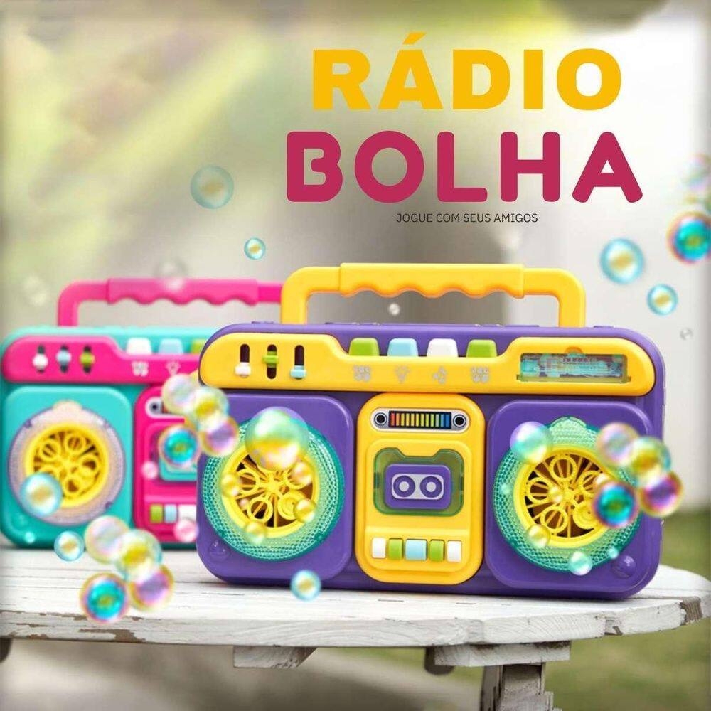 Rádio Bolha Solta Sabão Som E Música Entrega Rápida