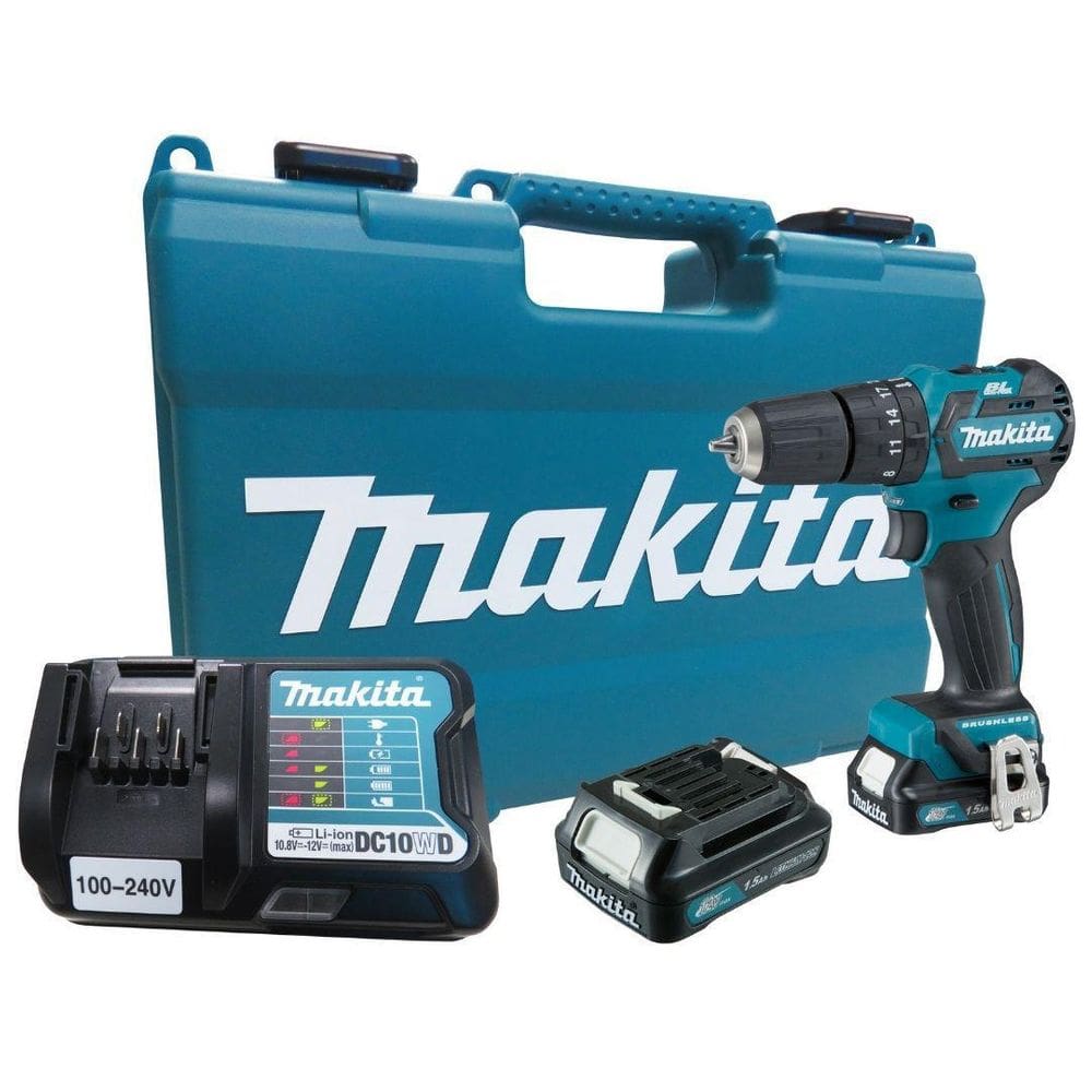 Parafusadeira Furadeira 3/8 12V 2 Baterias Bivolt Makita