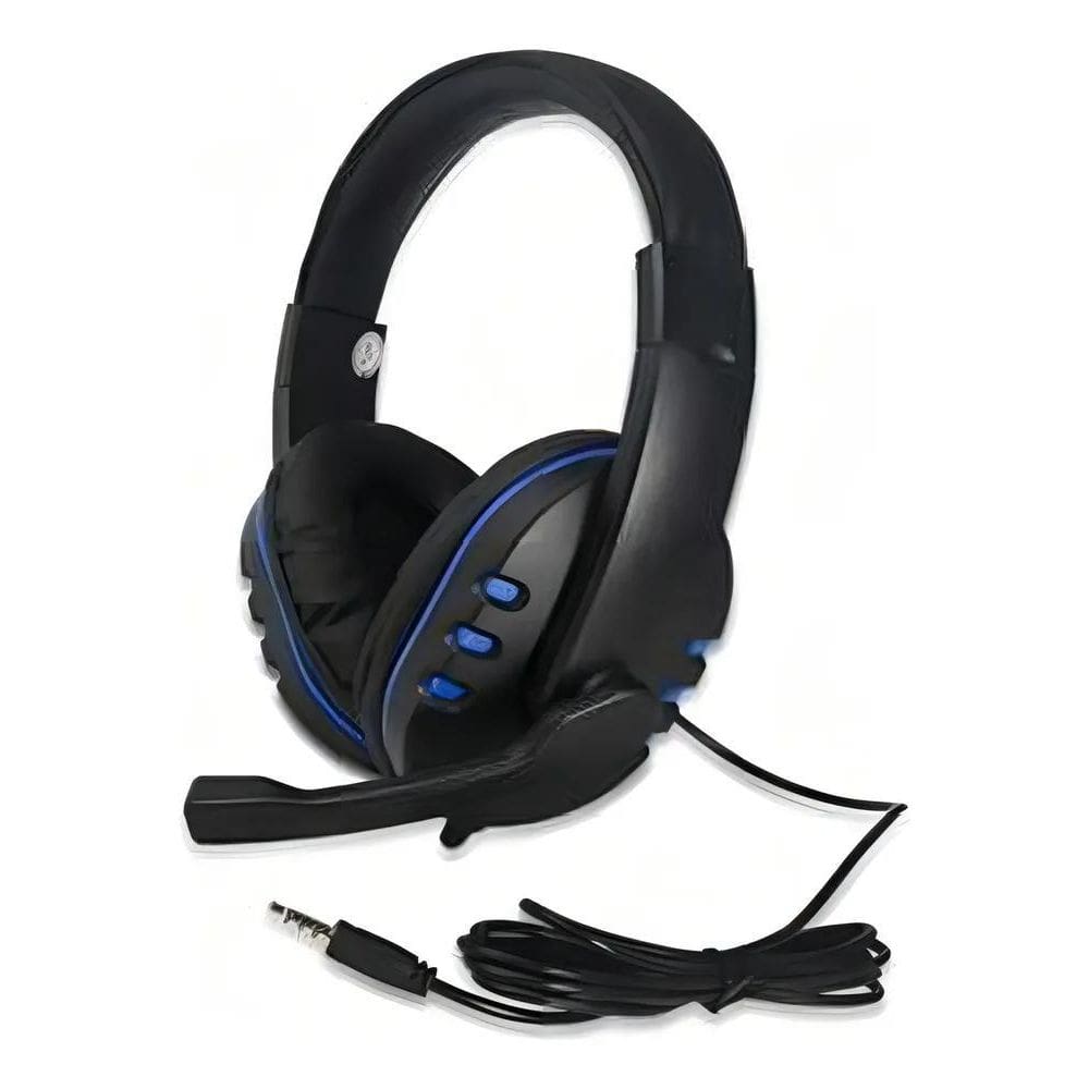 2X Headphone Gamer Lehmox Conector P3 3.5Mm Preto