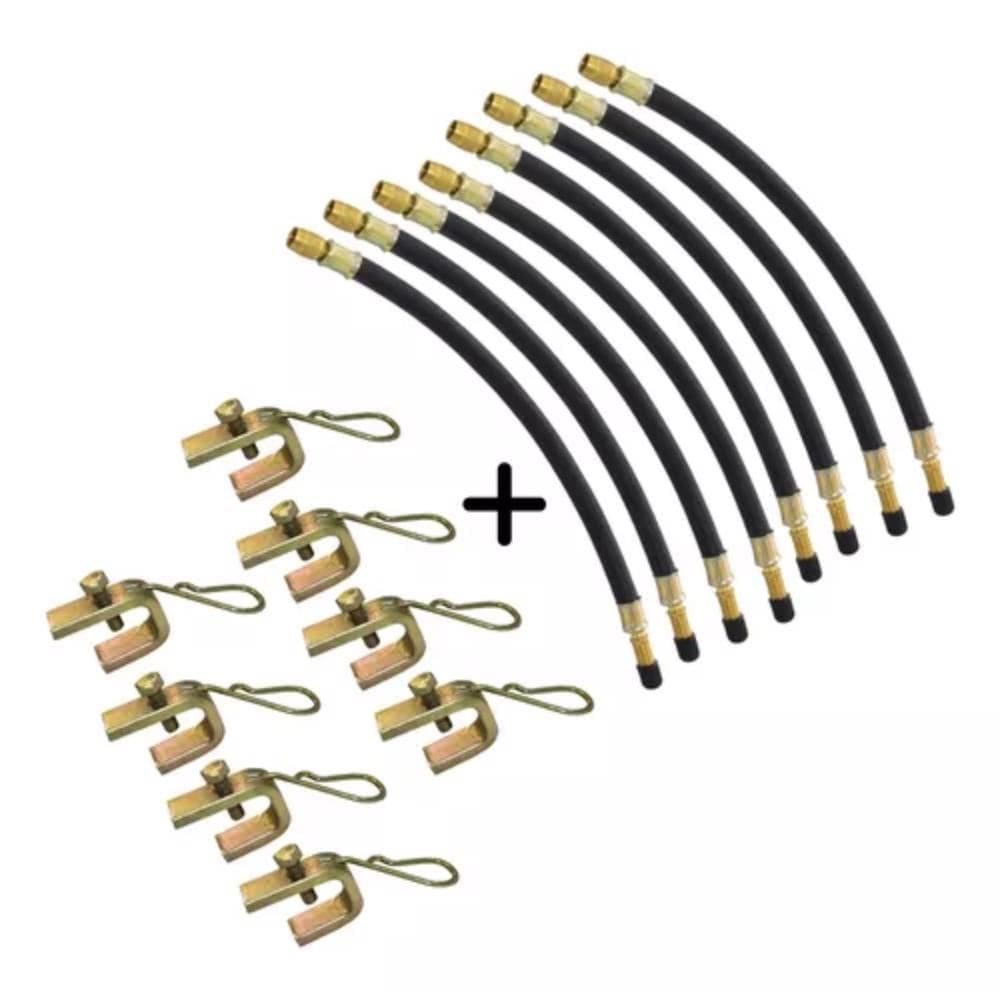 Kit 50 Suporte Simples Fnt-1048 + 50 Extensao Flexivel 5510