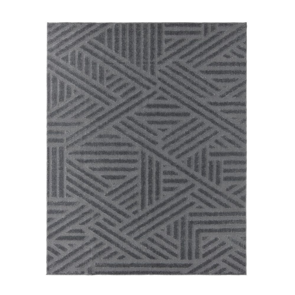 Tapete Realce Trama 3D Alto Relevo 300X400 3X4 M Grafite