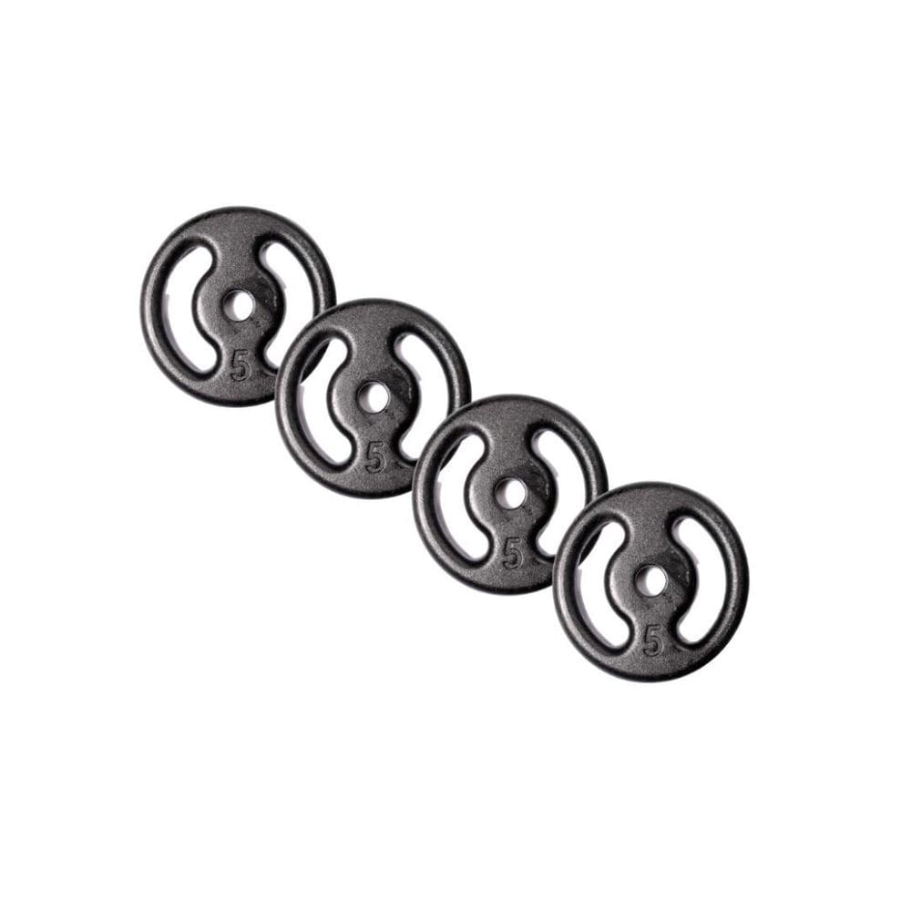 Kit de Anilhas Vazadas De Ferro Pintadas 4x5kg - Camarx