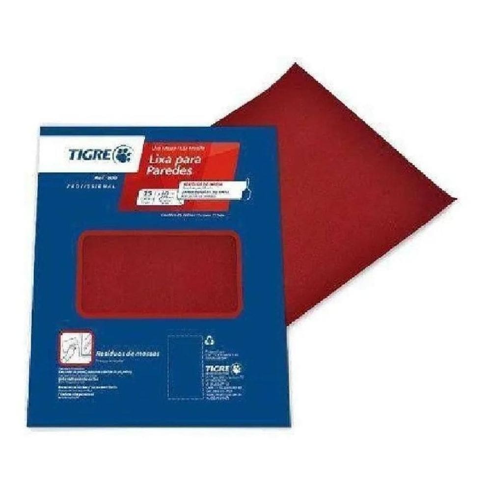 2X Kit 10 Lixa Massa Grão 200 Tigre