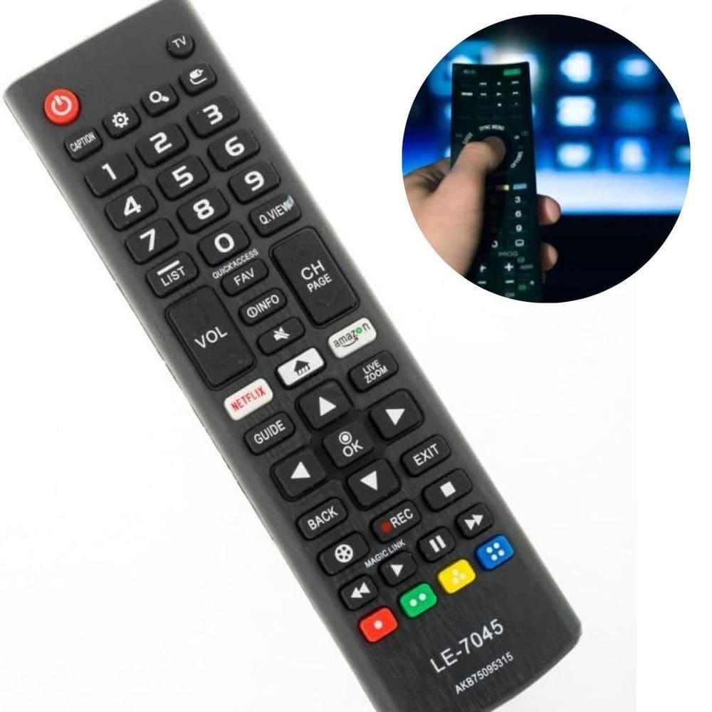 Controle Le 7045 Ergonômico Barato Ideal Presente Compacto E