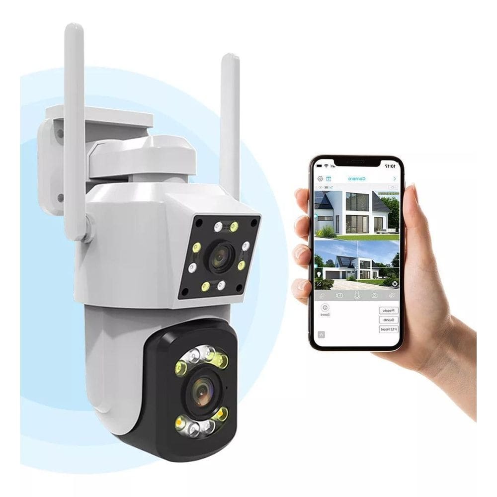 Inovação Dupla: Câmera Segurança Ip Wifi Duas Câmeras