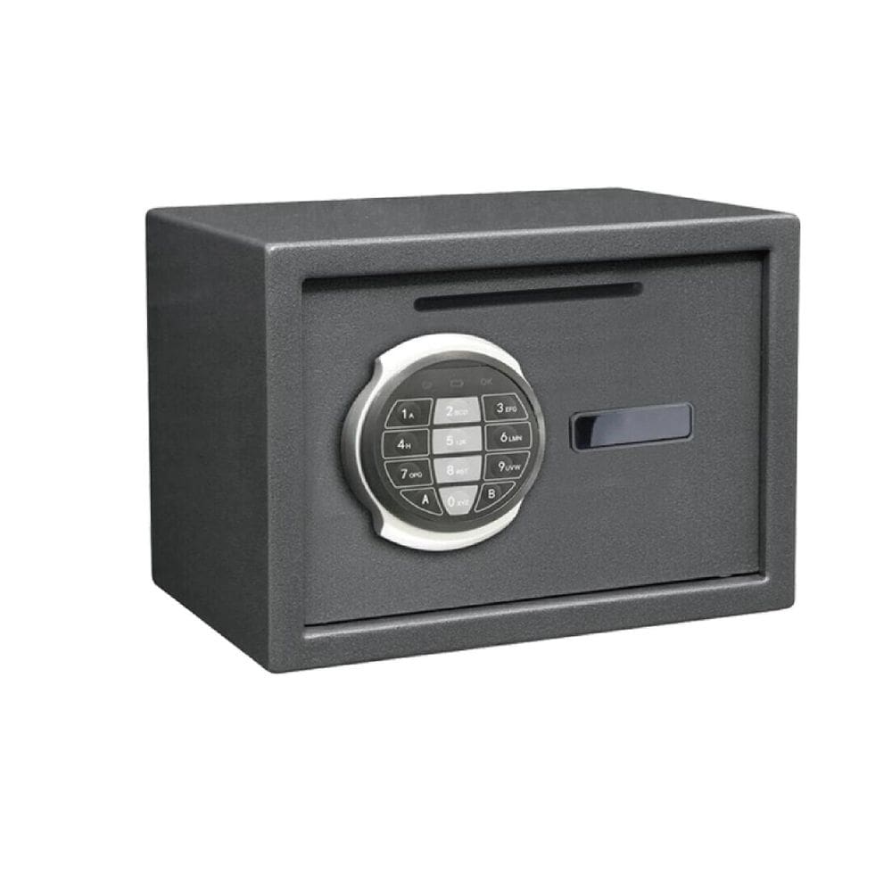 Cofre Safewell Boca de Lobo 16L - Aço, Eletrônico, Abertura Frontal, Preto