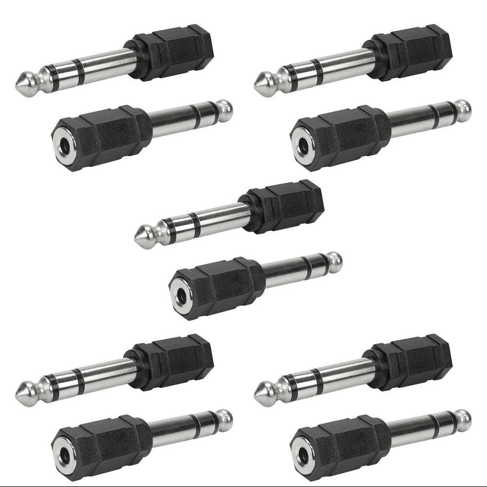 Adaptador P10 Plastico P10 Estereo Para P2 Femea J2 Estereo