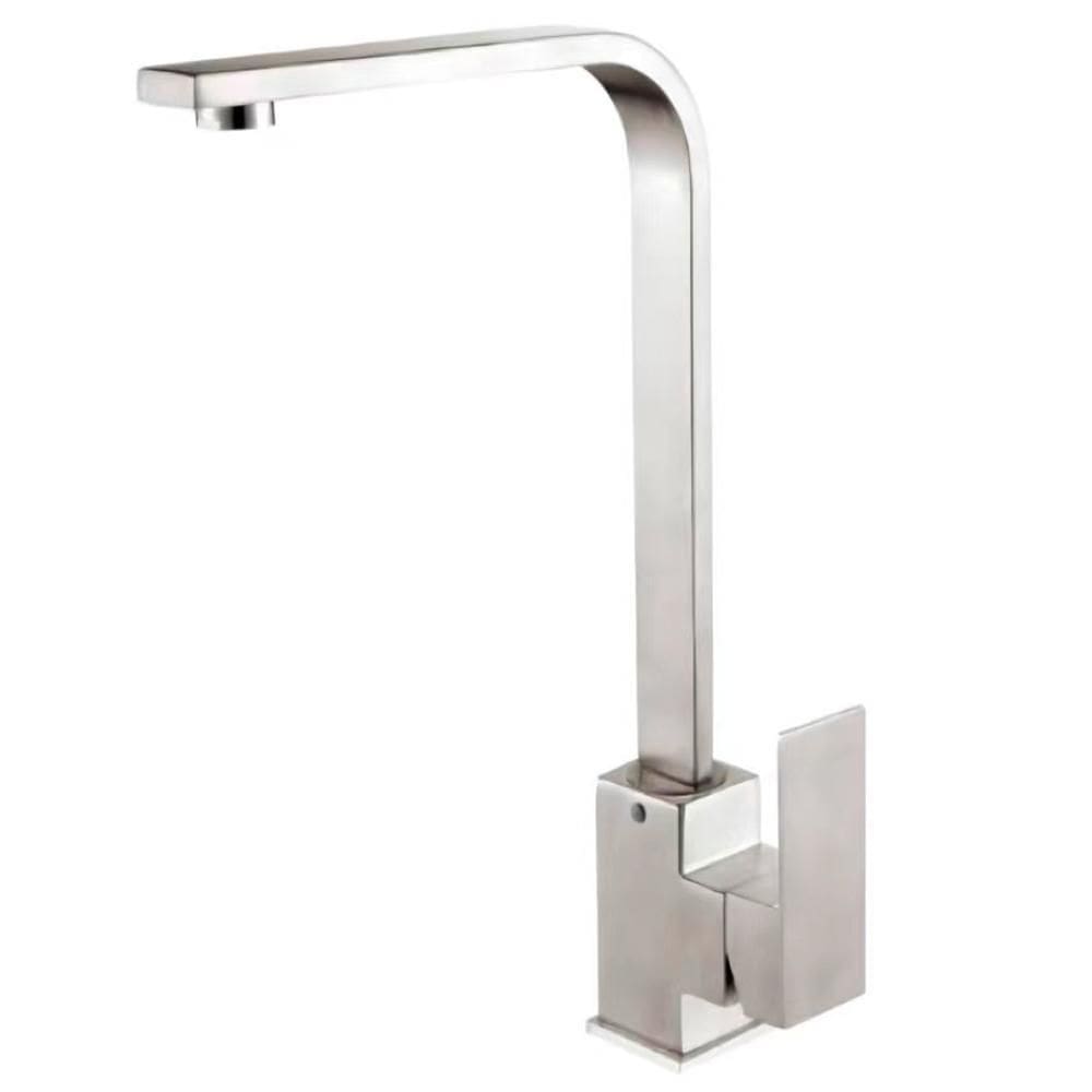 Torneira Gourmet Monocomando Slim L Inox 304 Prata Brinovar