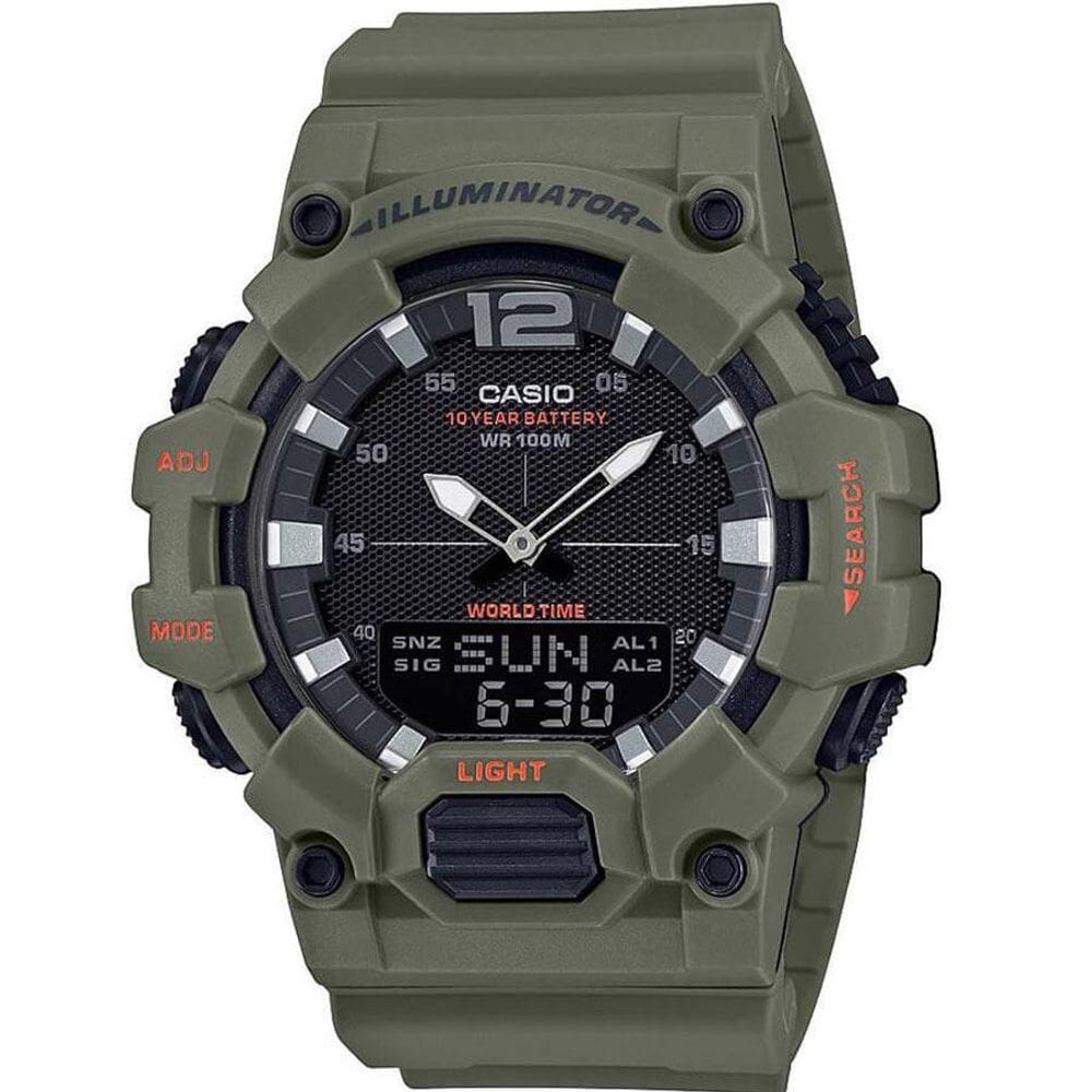 Relógio masculino casio illuminator hdc-700-3a2vdf