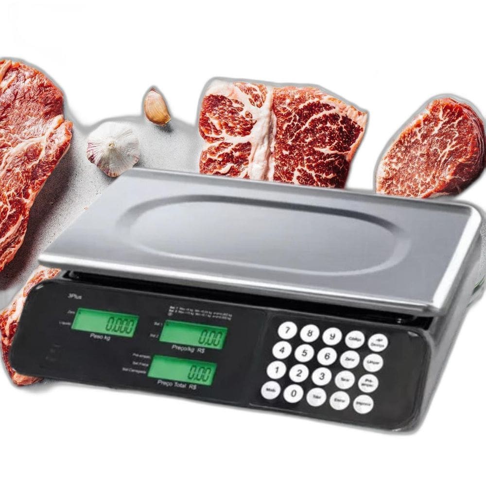 Medidor Digital Industrial 32Kg Alta Precisão Plataforma