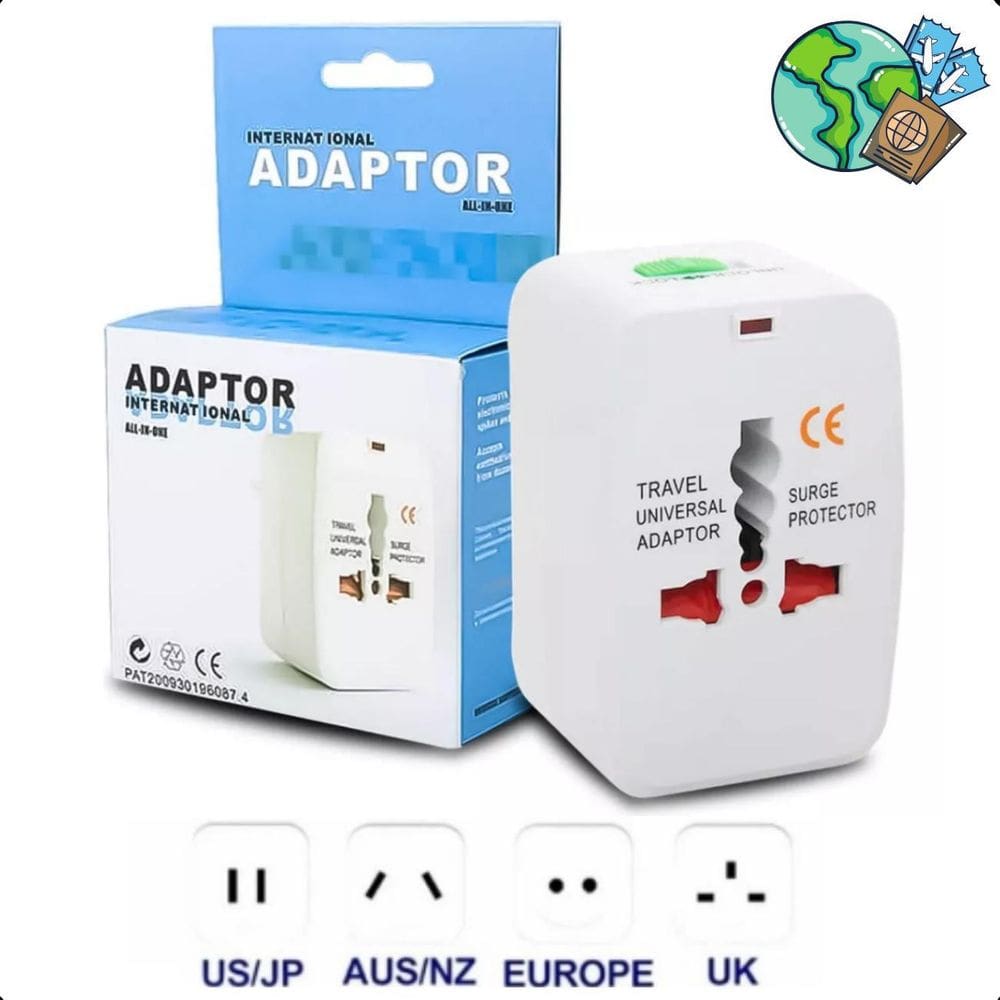 Adaptador De Viagem Para Diversos Países - 110V/220V