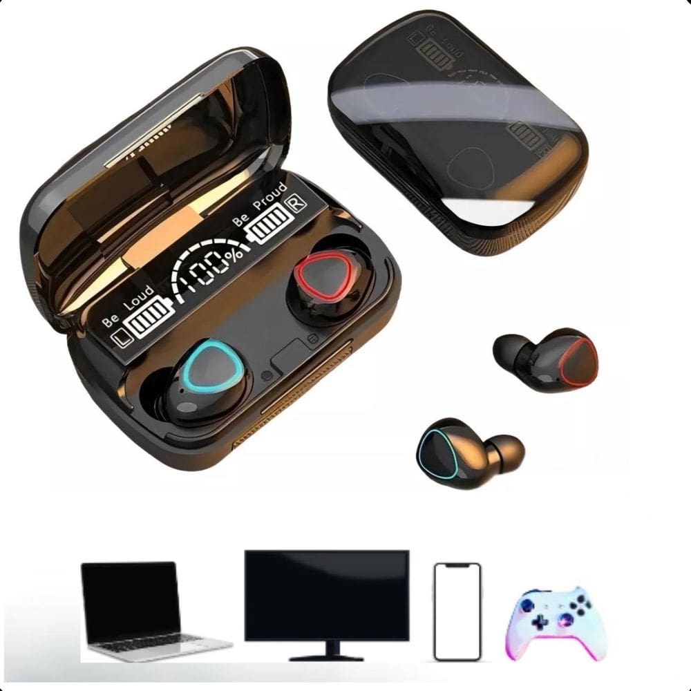 Fone Bluetooth Sport Wireless Tws-10 Com Som Claro E Potente