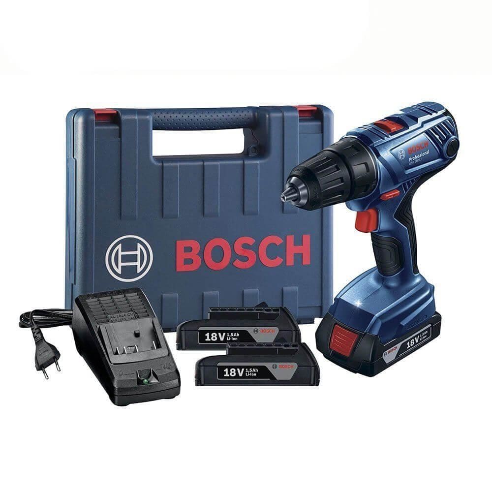 Furadeira Impacto 18V Gsb 180-Li Kit + Maleta Bosch