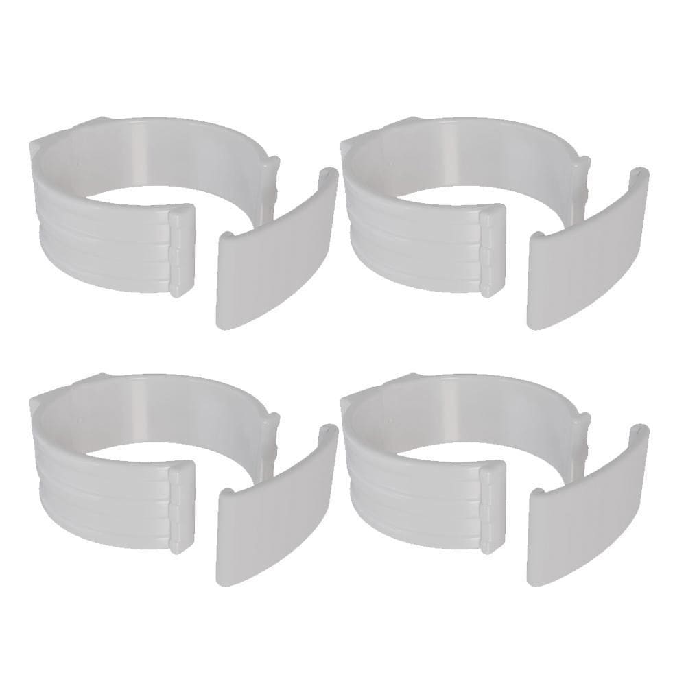 Kit 4 Abraçadeira Impacto Com Trava Tubo 100Mm 4`` Incolor