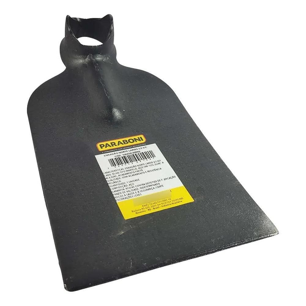 2X Enxadão Norte Largo 2.0 Lbs Sem Cabo Capinar Obra Parabon