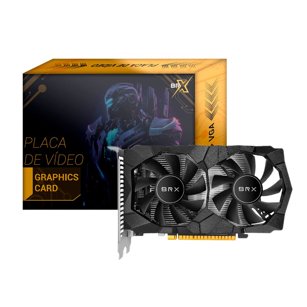 Placa de Vídeo BRX P/ PC 1020MHz 4GB GDDR5 128BIT NVIDIA