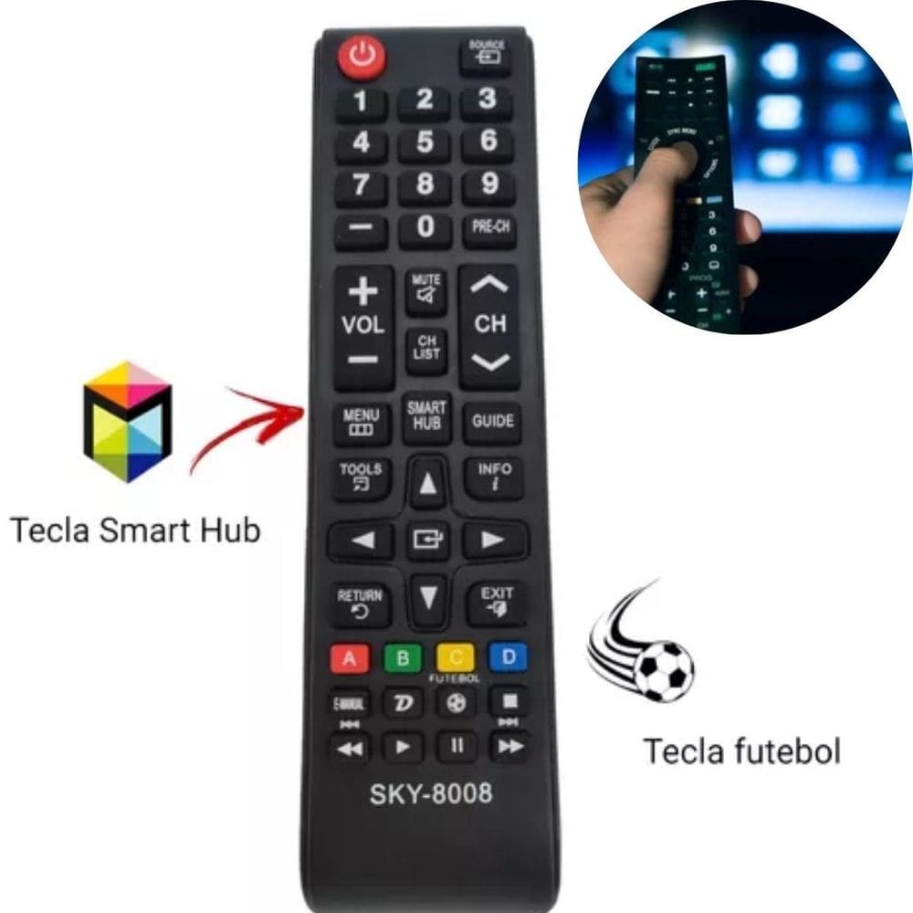 Controle Lhs 8008 Durável Barato Ideal Sua Casa Compacto E