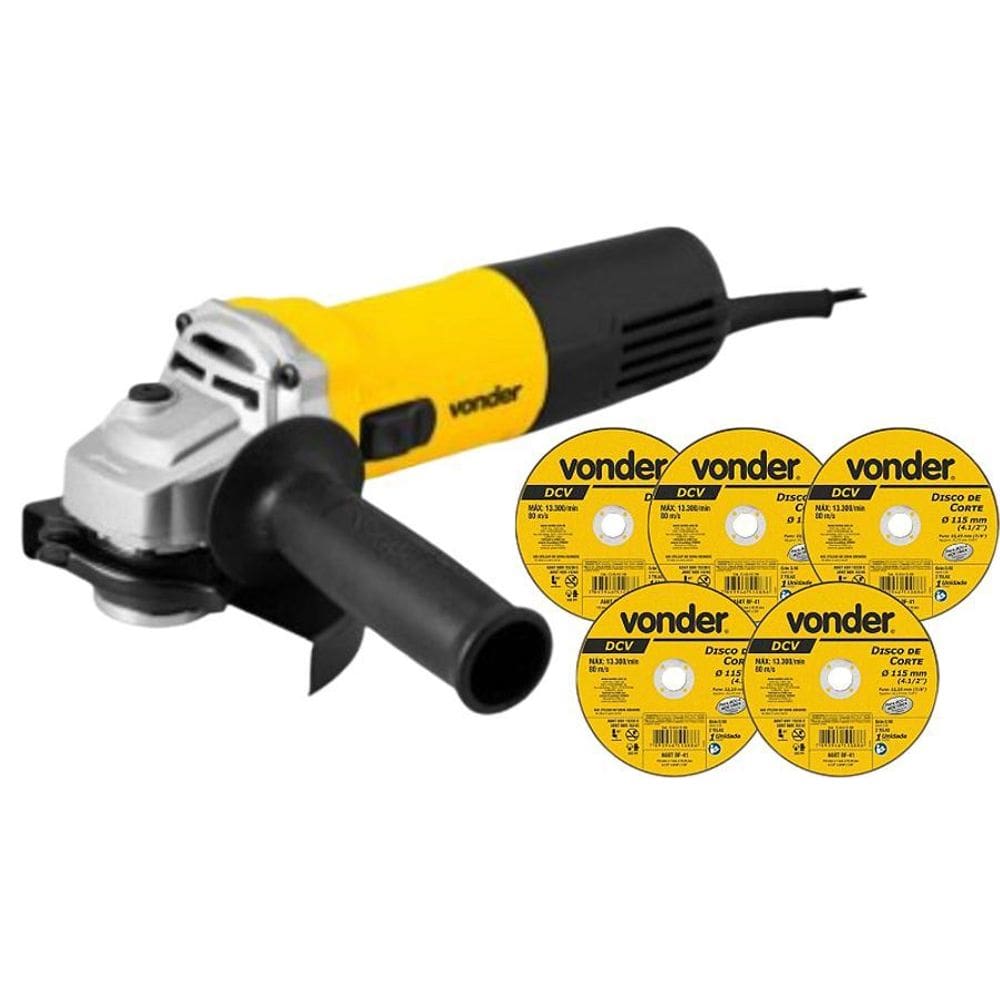 Esmerilhadeira Ang Eav905V Vonder 900W 220V Vel Var+5 Discos