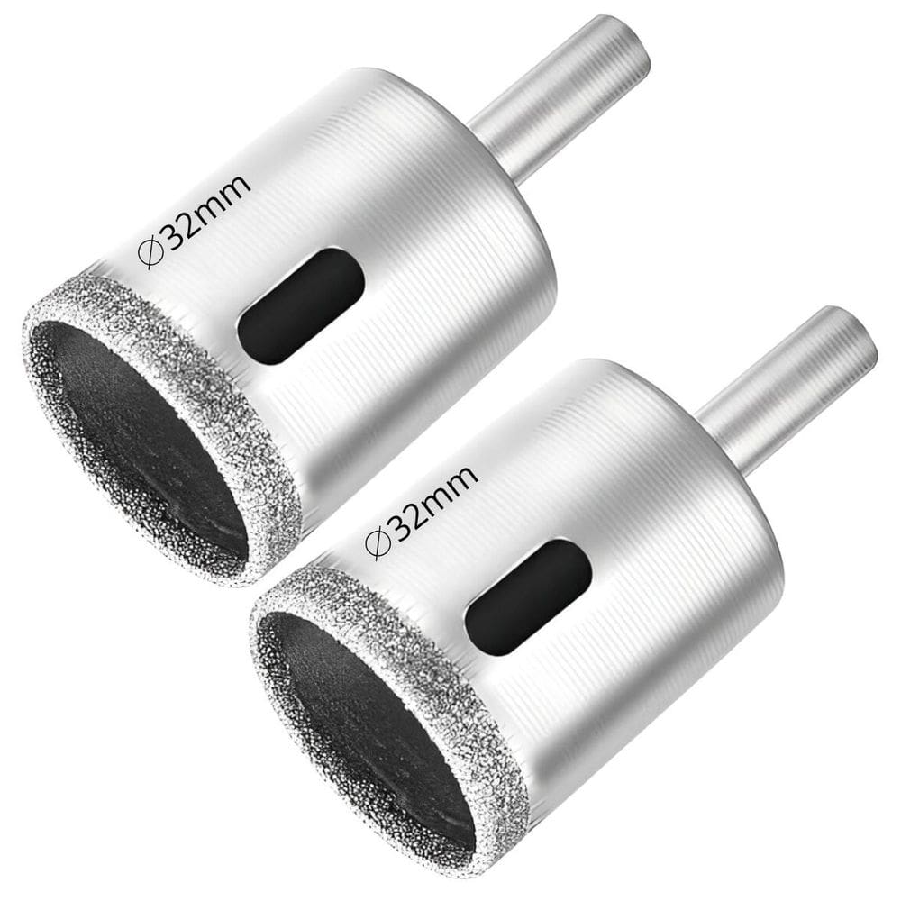 Serra Copo Diamantada 32Mm Porcelanato Vidro Mármore 02 Un