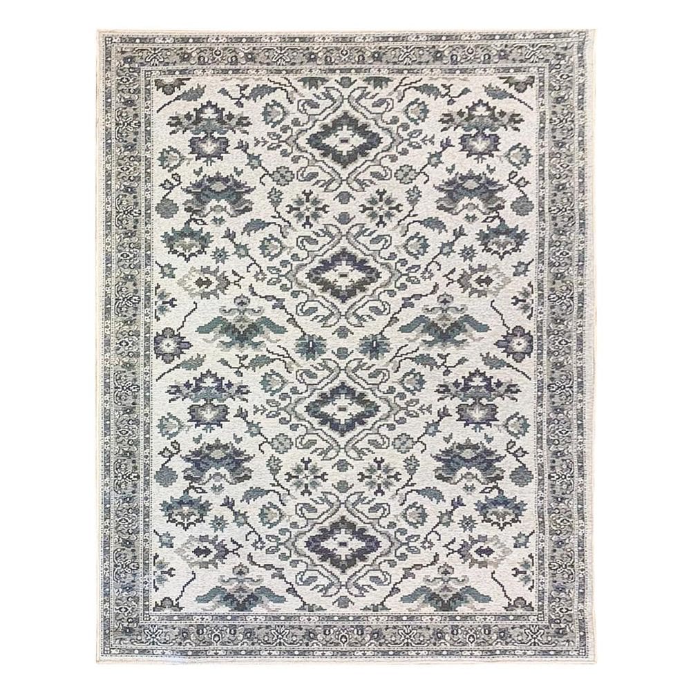 Tapete Sala Classico Oriental 150X200 Cm Tipo Belga 55 Azul