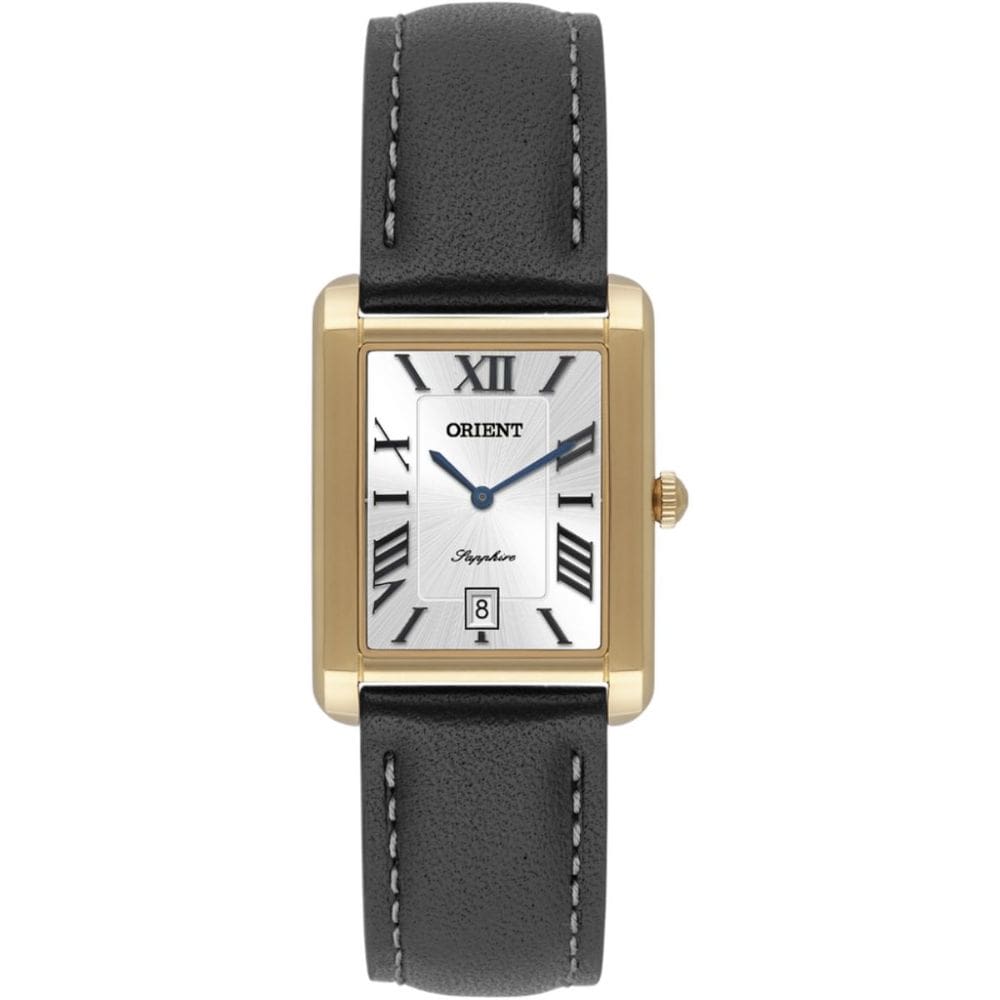 Relógio Orient Feminino Couro Quadrado Saphire Lgsc1006 B3px