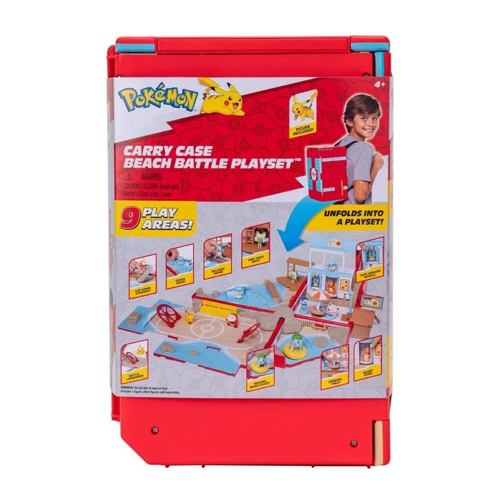 Playset Mochila Polémon Batalha De Praia Sunny - 3487