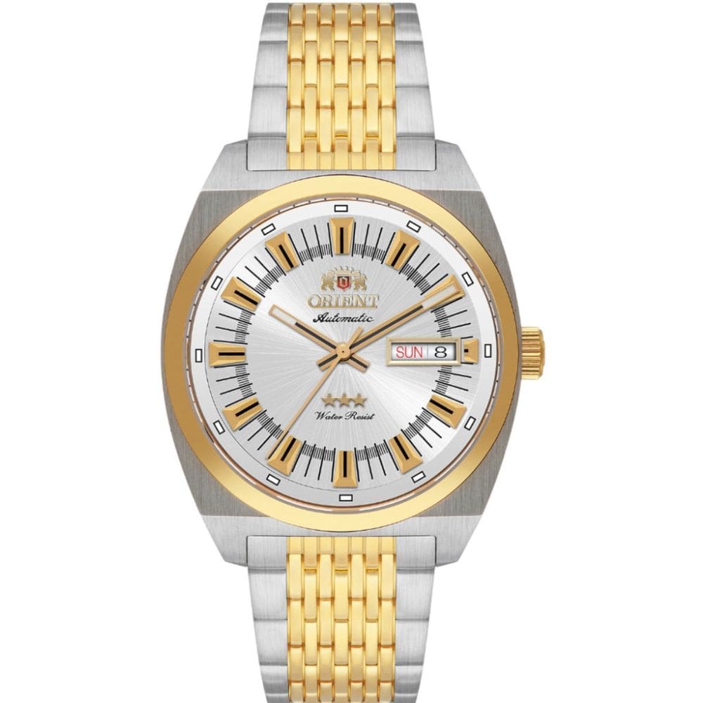 Relógio Orient Masculino Automatico Heritage 3 Estrelas  Yn6mm018 S1sk