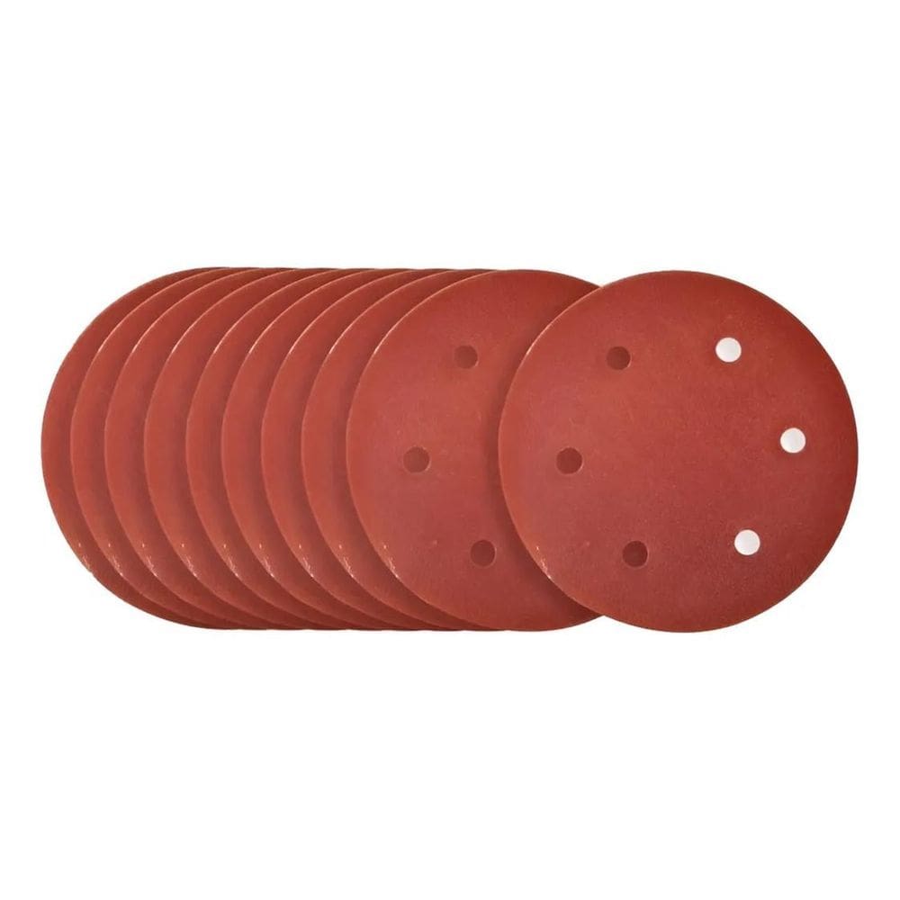 2X Kit Com 10 Lixas 225Mm Grãos Para Lixadeira Girafa De Tet