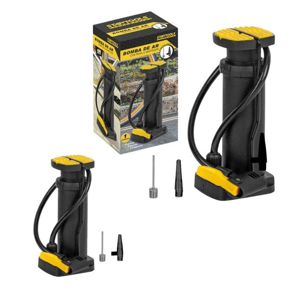 Bomba De Encher Com Pedal E Bicos Para Diversos Usos