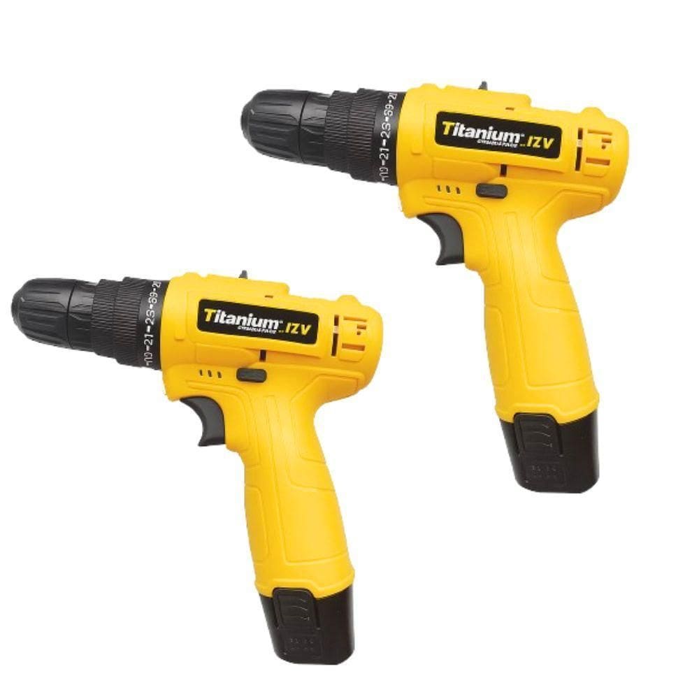 Kit 2 Parafusadeiras Titanium 12V Special Edition