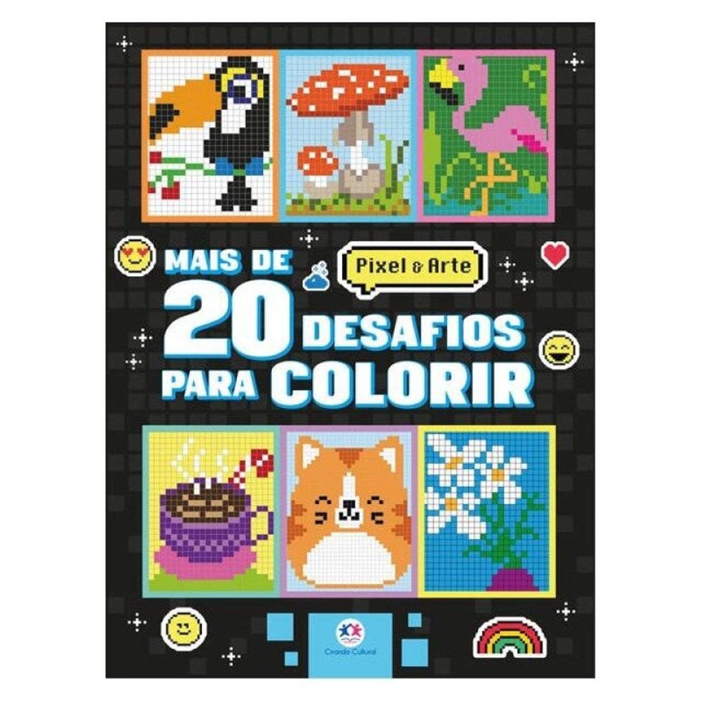 Pixel Art - Mais De 20 Desafios Para Colorir