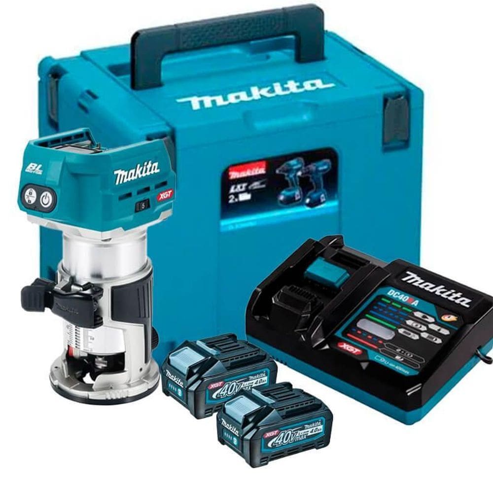 Tupia Eletronica A Bateria 40V Xgt Makita Rt001Gm202-127V