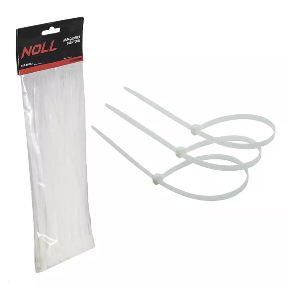 Kit 100 Abraçadeira Em Nylon 300Mm X 4,8Mm Enforca Gato Noll