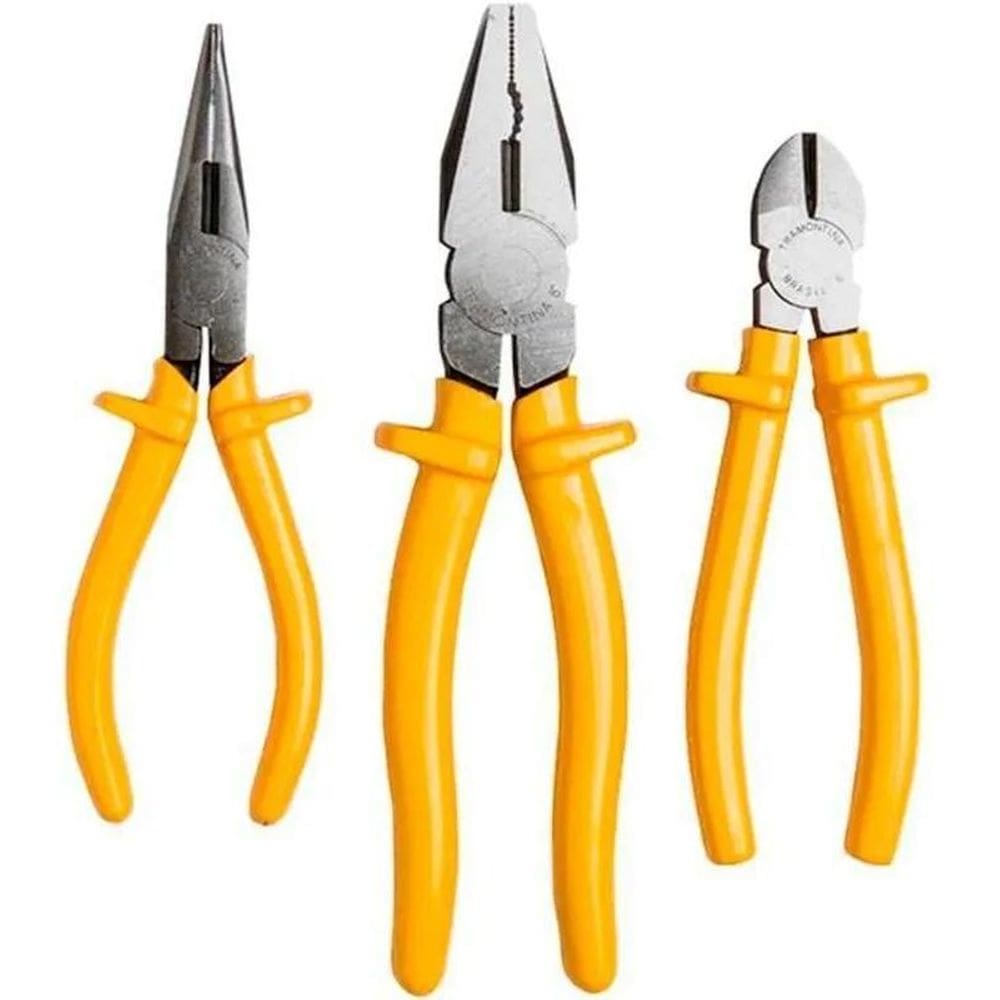 2X Jogo De Alicates Universal, Bico E Corte Diagonal Tramont