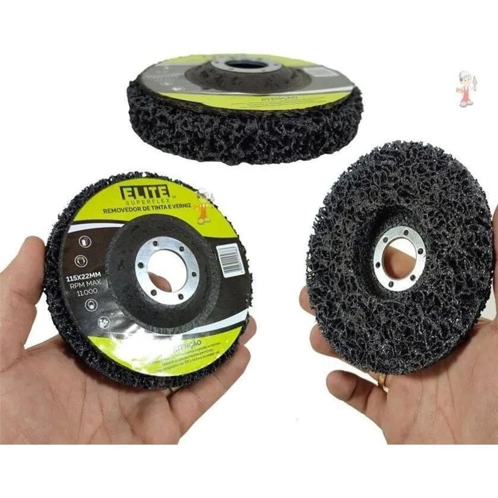2X Disco Para Remoção Difíceis Tinta Ferrugem Solda Elite Co