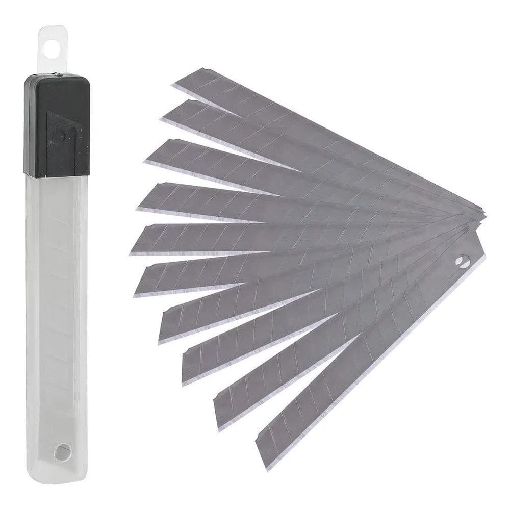 2X Lâmina Estreita Para Estilete 9Mm Com 100 Peças